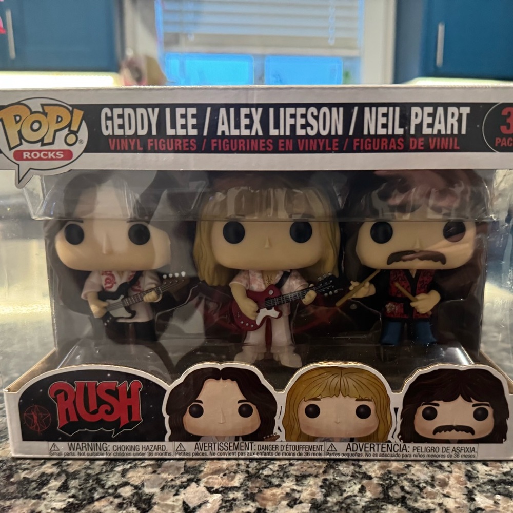 Funko Pop! Rocks Rush Vinyl Figures Set
